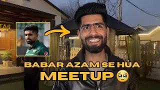 Meeting Babar Azam – a dream comes true.