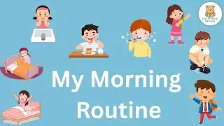 🌞 Morning Routine Kids ESL Song | Easy English Learning 🎶 #morningroutine #videosfortoddlers