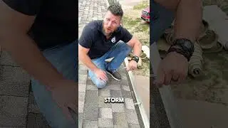 3 Signs Your Roof Has Storm Damage ⛈️ #haildamage #roofer #roofing