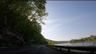 Delaware River Road, Pennsylvania &ndash; I-295 to Slateford &ndash; 2023 &ndash; GoPro 4K