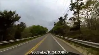Driving Edgartown West Tisbury Road, MV