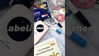 #Labeling for Kid&rsquo;s Supplies #BackToSchool #Phomemo #labelmaker #namelabel #schoolsupplies #study