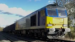 Diesel locomotive epic movements of the day 60028+60055 Thomas Barnardo 66717 good Old Boy 2/11/25
