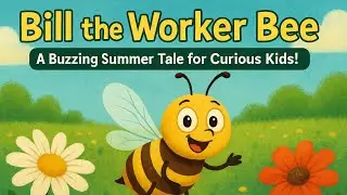 Bill the Worker Bee 🐝 | A Buzzing Summer Tale for Curious Kids!