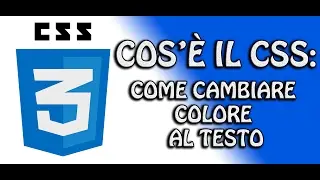 Guida CSS3 - 2.1 - Cos'è il CSS e come cambiare colore al testo | FoglioDiStile.com