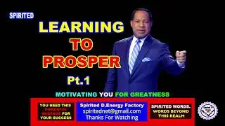 #SpiritedTv LEARNING TO PROSPER 1  BY PASTOR CHRIS OYAKHILOME PHD  A MUST WATCH 1