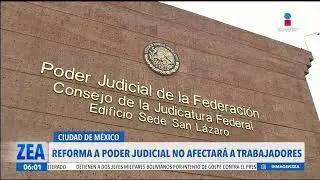 Claudia Sheinbaum asegura que la reforma al Poder Judicial no afecta a los trabajadores del sector