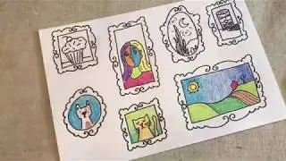 Fun Art Friday - Mini Art Gallery
