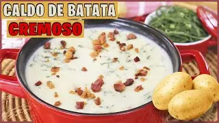 SOPA CREMOSA DE BATATA E BACON I Receitas de Pai