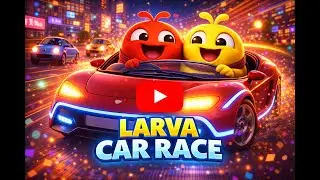 LARVA CAR RACE Adventure | Cartoon Movies | Cartoon For Kids