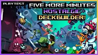 One of the Most Nostalgic Roguelite Deckbuilders - Five More Minutes Playtest