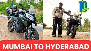 Fastest Mumbai to Hyderabad in 10 hours -Road trip on Kawasaki Versys 650