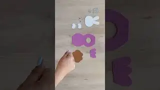 how to make cute Easter bunny craft : #easterbunny #eastercraftidea #eastereggs #shortsvideo