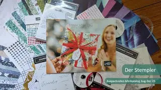 Auspackvideo Minikatalog Aug-Dez 25 | Der Stempler ~ Stampin Up!