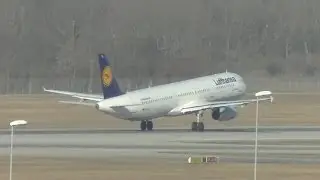 Lufthansa Airbus A321 Departure from Munich to Frankfurt Flight LH113 D-AIDL