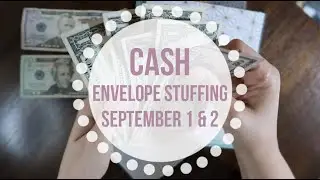 CASH ENVELOPE STUFFING | September Paycheck 1 & 2