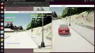 Carla MobileNet-agent trained with 7 bins-balanced steering dataset