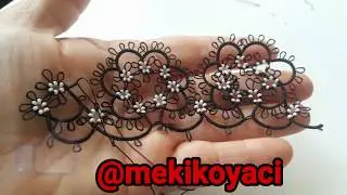 BONCUKLU SIRALI MEKİK OYASI MODELİ ÇOK GÜZEL MEVLÜT ÖRTÜSÜ MODELİ