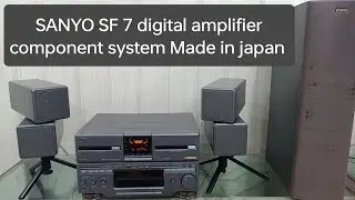 SOLD Ultimate SANYO stereo unique digital amplifier hifi component system 