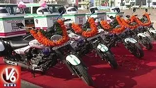 Special Story On Bike Ambulances And 102 Services In Telangana | V6 News