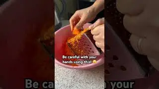 Stainless Grater works great! #carrots #grater #kitchenhacks #kitchengadgets