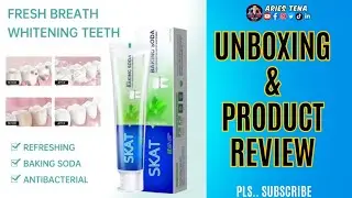 Unboxing SKAT Protective Baking Soda Toothpaste and Product Review