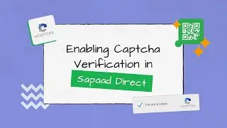 Enabling Captcha Verification in Sapaad Direct | SD004 | Sapaad Academy