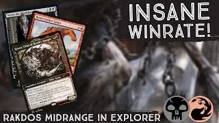 80% Winrate Ladder Climb! - Rakdos Midrange - MTG Arena Explorer Gameplay