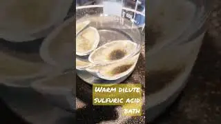 recovering micro gold from broken crucible experiment...full video to follow