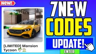 *SECRET UPDATE!* | Mansion Tycoon CODES 2025 (ROBLOX Mansion Tycoon)Part 1972