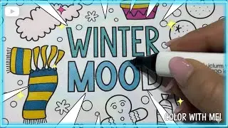 Winter Mood On ❄️ Coloring Stress Away