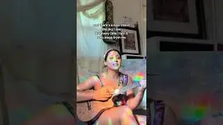 birds sing because they do #upcomingmusician #baritoneukulele #femalemusician #originalsong