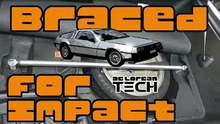 Brace yourselves for this! How to install a Shock Tower Brace in a DeLorean - Improved handling!