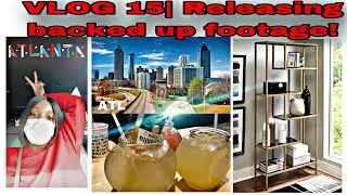 Vlog 16| Quick Trip to ATL + Shelf D&eacute;cor\ Drinks with friends + Trying Vegan Food