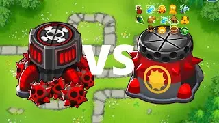 GOD BOOSTED 3-0-0 SPIKE FACTORY VS SUPER MINES | BTD6