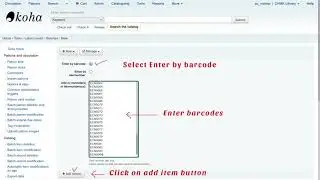 Koha barcode printing