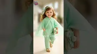 Luxury Toddler Couture | Pistachio Poncho & Crystal Glam Look