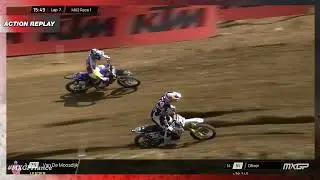 Benistant vs De Wolf vs Van de Moosdijk | MX2 Race 1 | MXGP of France 2023 &agrave;MXGP #Motocross