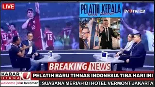🔴SIARAN LANGSUNG KEDATANGAN JOHN HERDMAN DI JAKARTA HARI INI - PELATIH BARU TIMNAS INDONESIA
