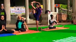 Yoga Moment at Deputy Commissioner office Haveri