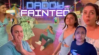 Daddy fainted in the Ride 😨| Chaitra & Akshitha not even scared 🤷🏼‍♂️ | 100km speed DADDY PAVAM😭