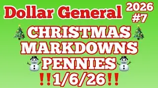 2026#7🚨Купоны Dollar General🚨РОЖДЕСТВЕНСКИЕ СКИДКИ‼️ПЕННИ‼️06.01.2026‼️ОБЯЗАТЕЛЬНО ПОСМОТРИТЕ👀👀