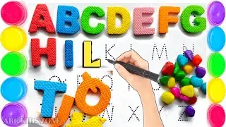 ABC Alphabet | Easy abcd | ABC Song for Kids | Learn A to Z Phonics & Dotted Writing ABCD #abcsong