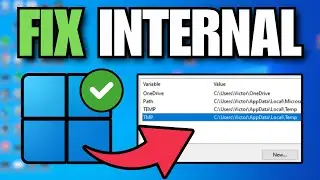 How To Fix Internal Error: Cannot Create Temporary Directory