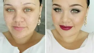 Глаза цвета тауп и губы цвета ягод / Образ в стиле Farmers Beauty Week