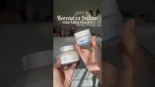 Korean rice mask vs Indian rice mask #skincare #shorts