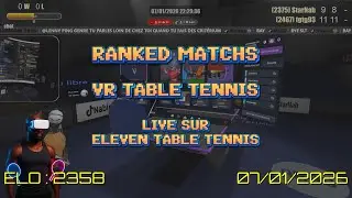 🔴LIVE ping-pong VR 🏓 IMPACT TOTAL VICTOIRE VR🏓 ELO➡️2358