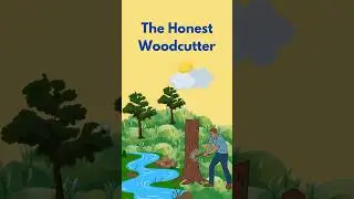 The Honest Woodcutter | Short Story of a Woodcutter #woodcutterstory #englishstory #honesty #story