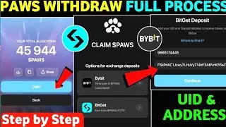 Paws Token Claim | How to Withdraw Paws Airdrop | Claim $PAWS Centralized Exchanges |Paws New Update