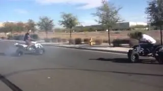 Doing donuts at the ppt truck meet